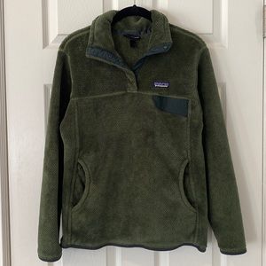 Patagonia Re-Tool Fleece Pullover in Buffalo Green